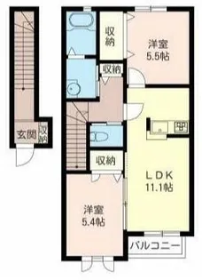 Sakura【2階】の間取り