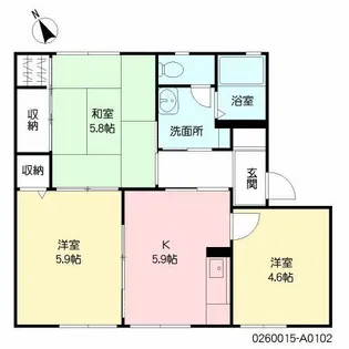 ラヴニーナ【1階】の間取り