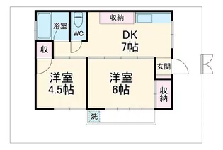 コーポ東條【2階】の間取り
