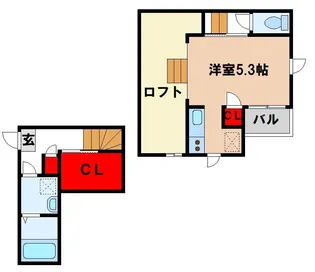 CB鳥栖ルミナス【1階】の間取り