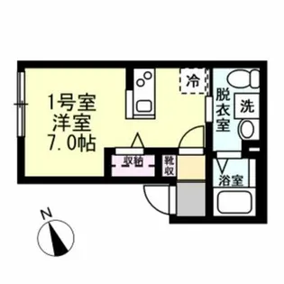 Gran Faro横浜英町【2階】の間取り