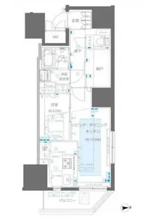 ZOOM信濃町【4階】の間取り