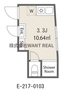 YIANハウス高田馬場(E-217)【1階】の間取り