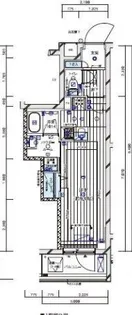 メインステージ武蔵中原フレイス【1階】の間取り