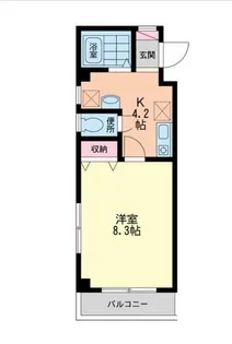 東京都練馬区高松6【マンション】の間取り