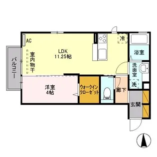 蔵漆倶 北館【2階】の間取り