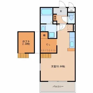 スペランツァ・ベル【3階】の間取り