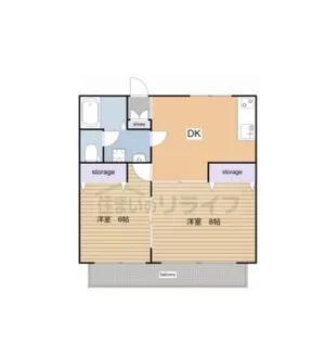 ロイヤルパークハウス大泉【1階】の間取り