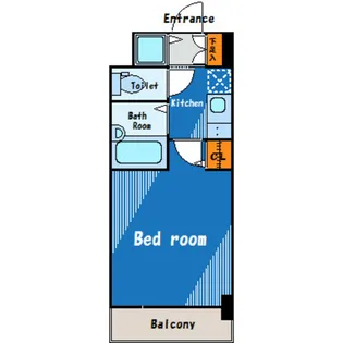 グランド・ガーラ五反田【11階】の間取り