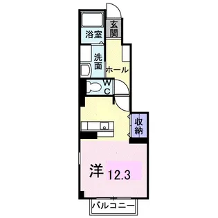 パルテールII【1階】の間取り