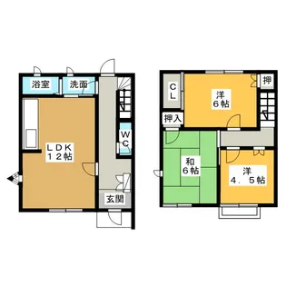 愛知県名古屋市天白区池見2【一戸建】の間取り