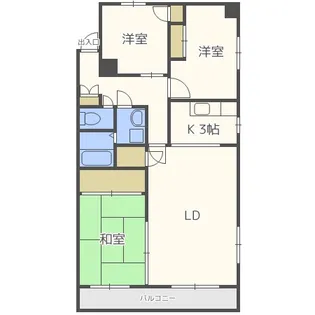マンションES【3階】の間取り