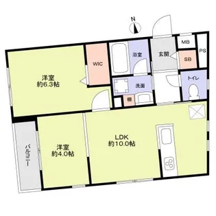 GranDuo Shimokitazawa VII【2階】の間取り