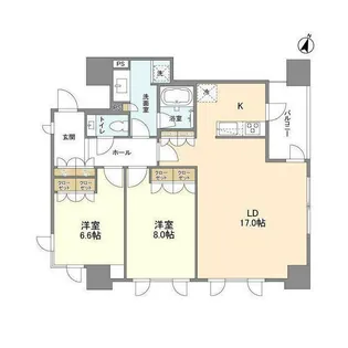 東京都千代田区麹町3【マンション】の間取り