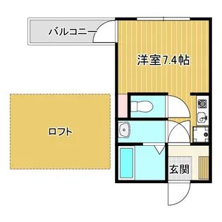 ヨコハマフォーチュンクッキー【2階】の間取り