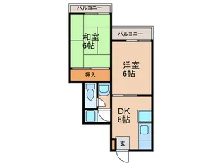 ドエリング前田【4階】の間取り