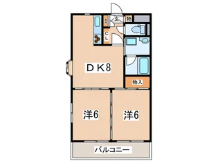 サングラン【2階】の間取り