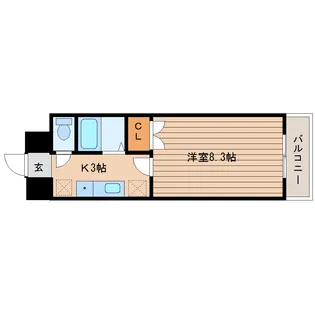 コンアモールI【2階】の間取り