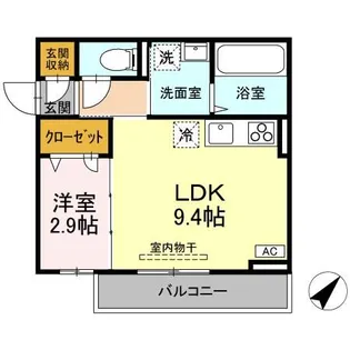 レスア柏崎I【2階】の間取り