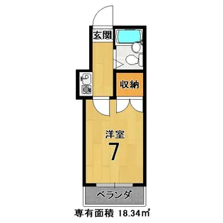 サンハイム宇治【2階】の間取り