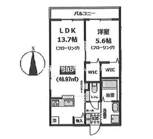 ビバグランデ桃林【3階】の間取り