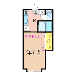 第6レジデンス【2階】の間取り