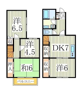 ルーミー我孫子11番館の間取り