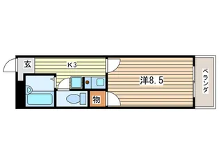 ハイツ金山【5階】の間取り