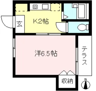 ビライシイ【2階】の間取り