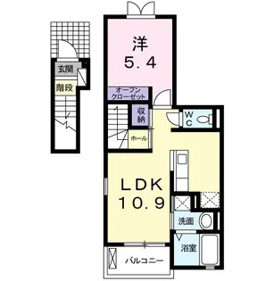 アンダンテ【2階】の間取り