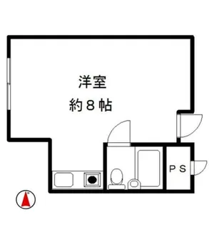朝日九段マンション【9階】の間取り