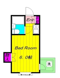 ユースランドB棟【1階】の間取り