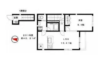 クレール恵比寿【2階】の間取り