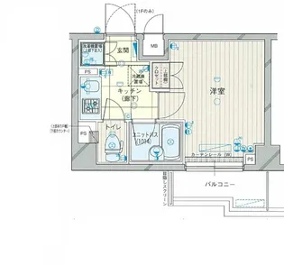 ルーブル蒲田南六番館【2階】の間取り