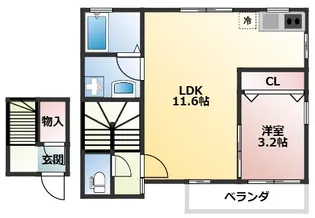 ルーベラ【3階】の間取り