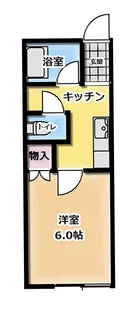 ハイネススイートピー【2階】の間取り