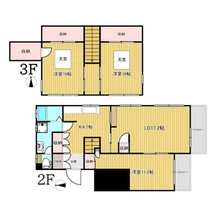 大倉ハウス【2階】の間取り