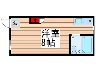 シティパル高田【1階】の間取り