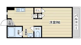 メゾン茨木【9階】の間取り