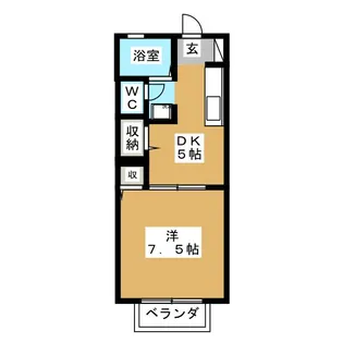 ヴューテラス南駿河台【2階】の間取り