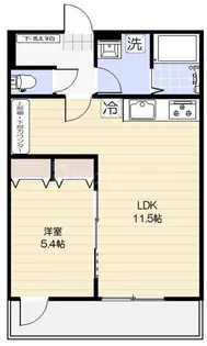 ウエスト・ハイランド・コート【2階】の間取り