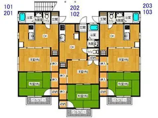 ソシアルKII【2階】の間取り