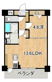 山中ハイツIV【2階】の間取り