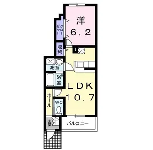 グランツ西蔵前【1階】の間取り