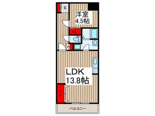サンライト南浦和2番館【6階】の間取り
