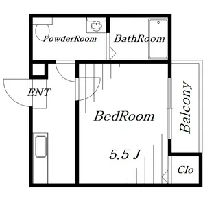 グレイシャス検見川【1階】の間取り