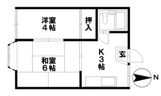 ヴィラA【2階】の間取り