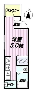 MELDIA鐘ヶ淵II【1階】の間取り