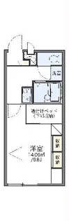 レオパレスアイン【2階】の間取り