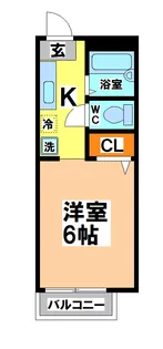 メゾンS【2階】の間取り